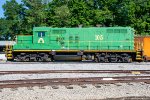 CFWR 105 sits in the Caney Fork & Western Yard 